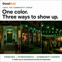 Green 60W Incandescent Classic Filament colored LED light bulb, A19, E26, 60W equivalent, porch cause bulb