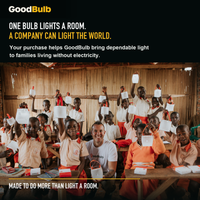 GoodBulb Warm White 3000K A19 LED bulb, made in USA, Fargo North Dakota