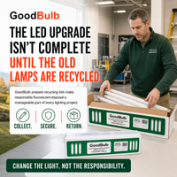 4-Foot Fluorescent Kit Jumbo prepaid mail-back recycling kit, fluorescent · t8 · t12 · high capacity, certificate of recycling