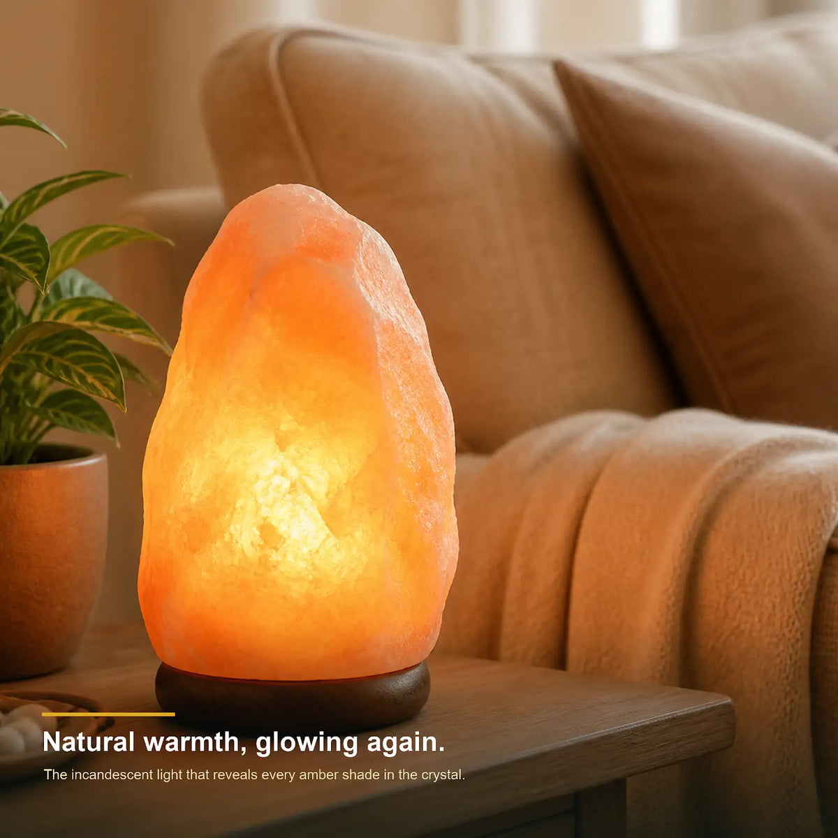 The Long Salt Lamp incandescent light bulb, 25W T6 E12, 100 CRI, dimmable