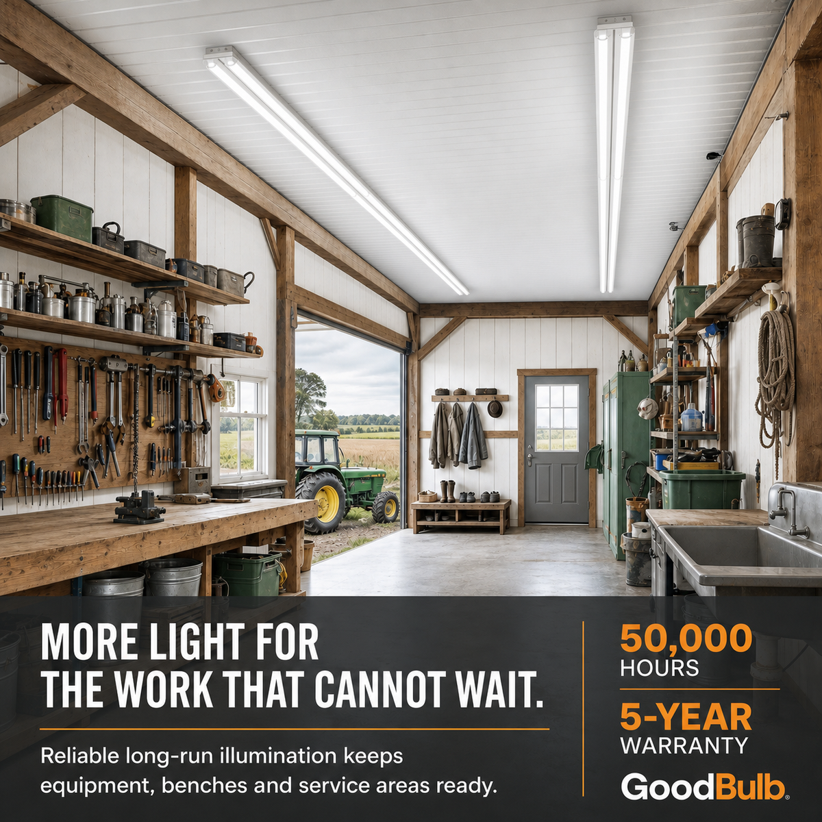 8FT LED T8 Tube 5000K Daylight LED T8 tube, 5000K Daylight, FA8 Single-Pin, plug and play or ballast bypass, fluorescent replacement