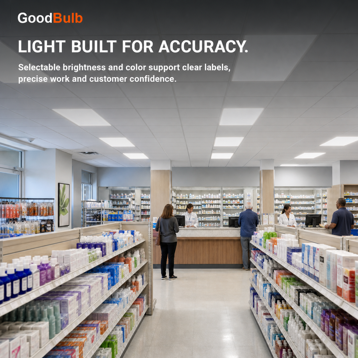 4FT LED T8 Tube 5 Color Select LED T8 tube, Selectable 3500K · 4000K · 5000K · 5700K · 6500K, G13 Bi-Pin, plug and play or ballast bypass, fluorescent replacement
