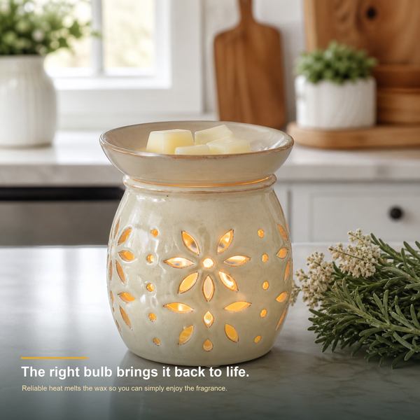 Wax Warmer Bulb, 25W G16.5 E12, Dimmable Heat Bulb