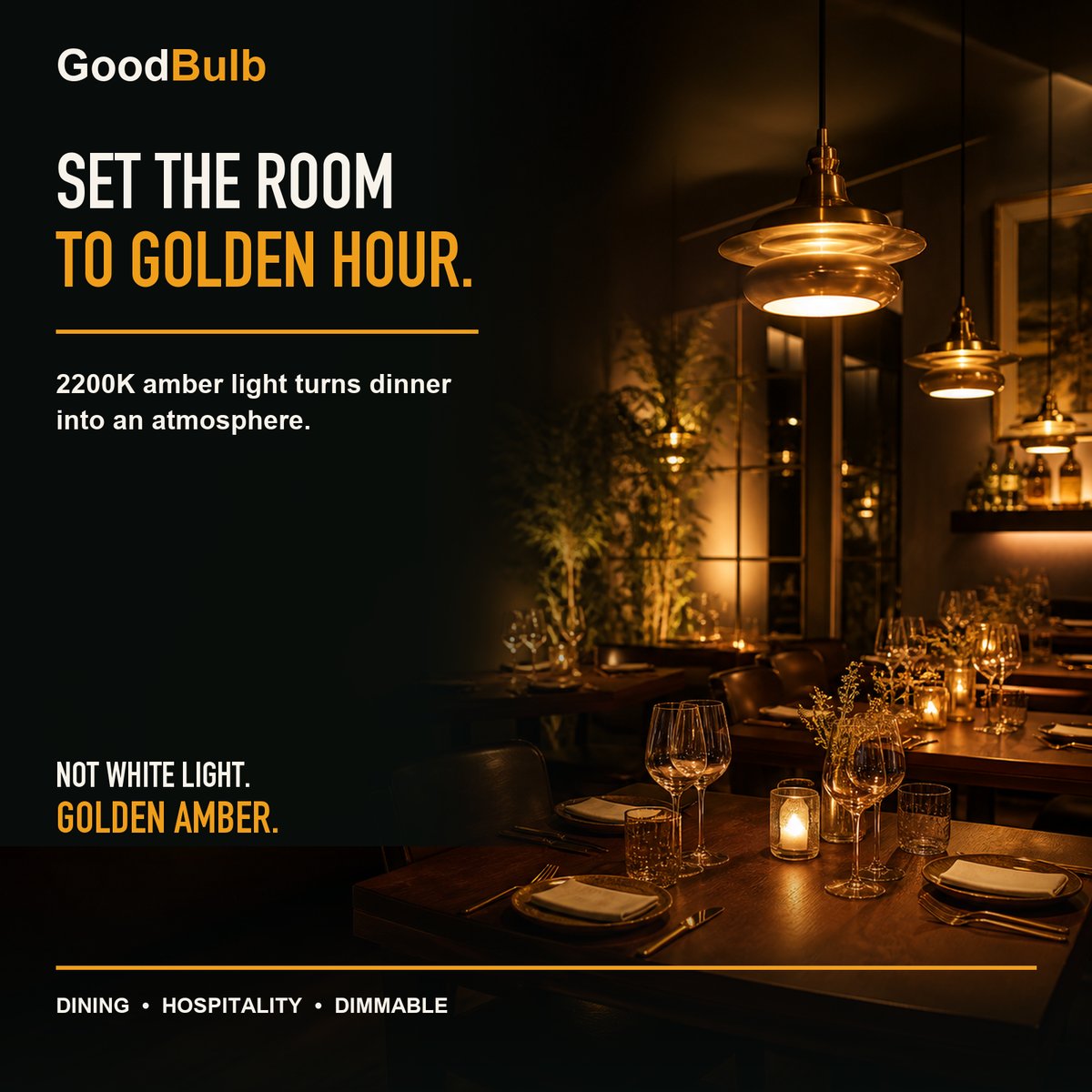 A19 Filament Nostalgic Amber LED filament bulb, amber glass, E26 Medium, dimmable vintage Edison style, 90 CRI