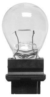 Miniature 12.8V S8 Plastic Wedge Base Automotive Light Bulb — Clear 400 Lumens 12.8V / 14V — Long-Life Signal and Indicator Lamp