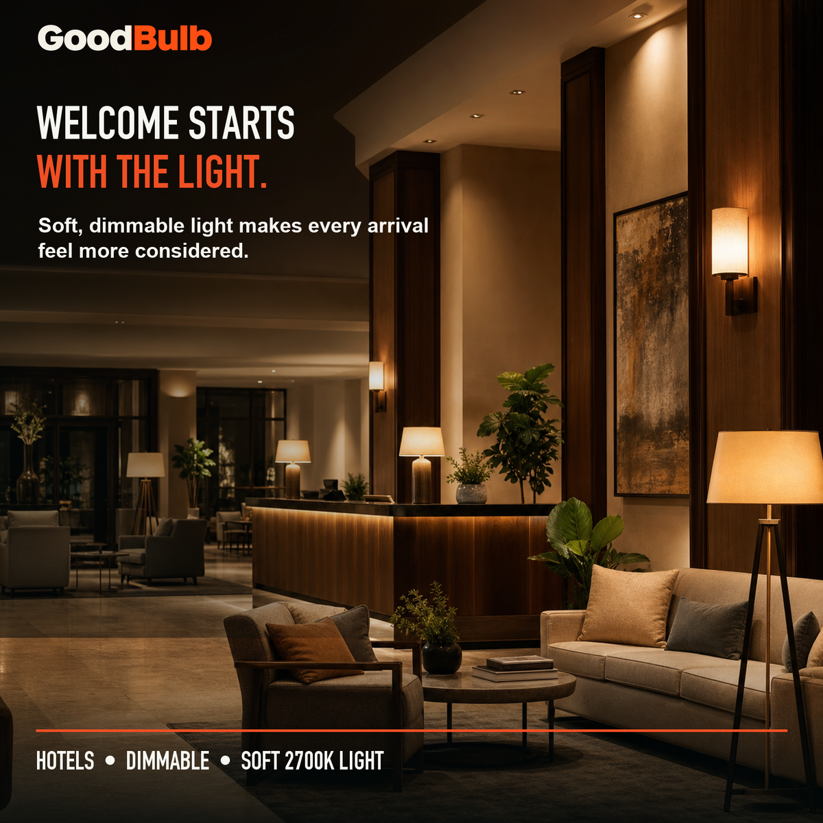 GoodBulb Soft White 2700K A19 LED bulb, made in USA, Fargo North Dakota