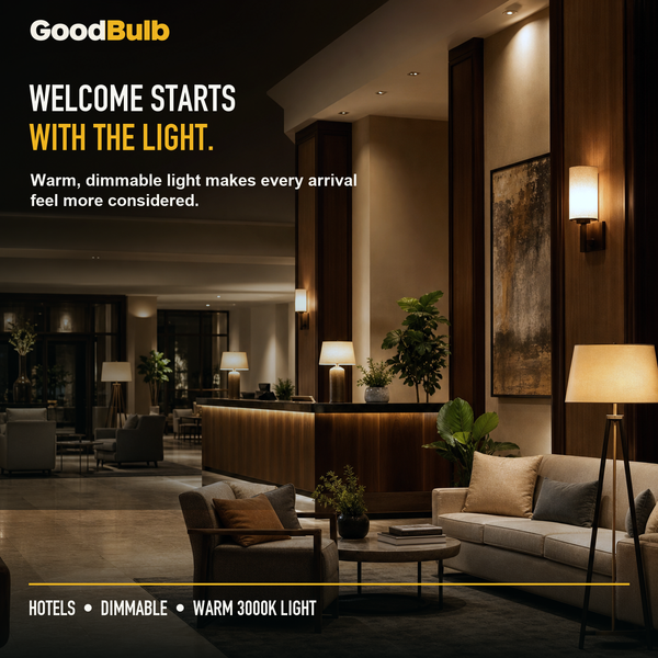 Made in America | 75W Equal | 1200 Lumens | LED A19 WARM WHITE 3000K Warm, With More Light