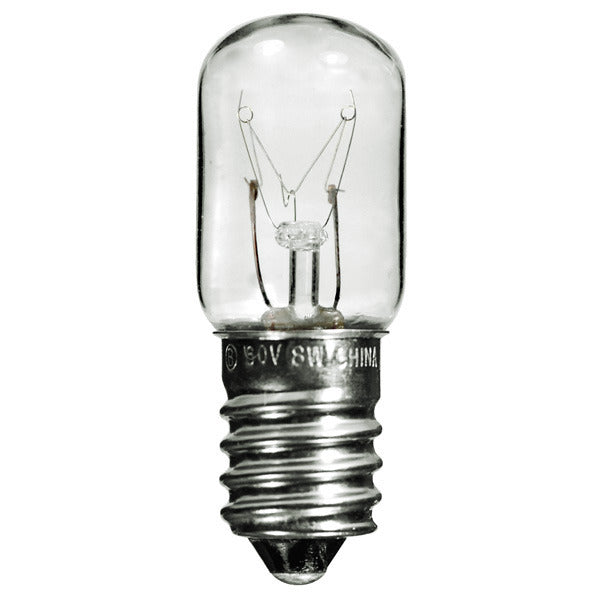 8-Watt T5.5 Clear E14 60-Volt European Miniature Lamp — Warm White 2700K Precision Lighting Bulb