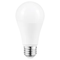 High Lumen A19 LED Lamp – 15W – 1600 Lumens – 5000K Daylight – E26 Base – Non-Dimmable – Enclosed Fixture Rated