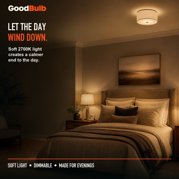 Made in America | 60W Equal | 800 Lumens | LED A19 SOFT WHITE 2700K True-To-Life Color