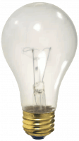 60A99CL/SS 130V Shatter-Resistant A19 Incandescent Light Bulb – Clear, 60W