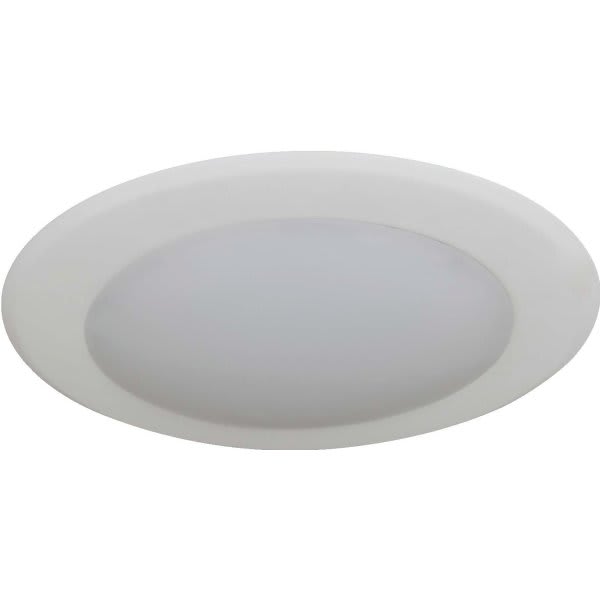 Volume Lighting Single Light 7" Wide Integrated LED Indoor / Outdoor Round Flange Trim