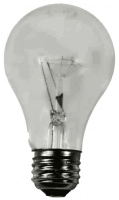 40A19CLRS/SS Incandescent Lamp – 40W, Clear, 130V, A19