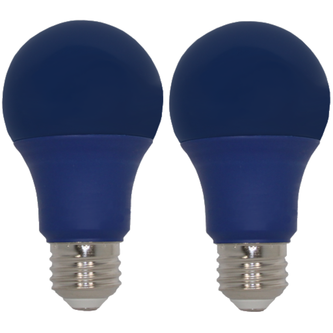 Blue LED light bulbs to support police.