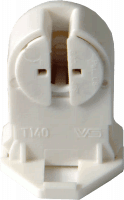 LH0015 T4/T5 Rotary Socket (D) – G5 Base | 120W, 600V Push-Fit/Slide-On/Quick-Connect Lamp Holder