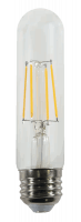 LED T10 Filament Bulb – 4.5W, 2700K Warm White, 420 Lumens, E26 Base, Dimmable, Open Fixture Rated