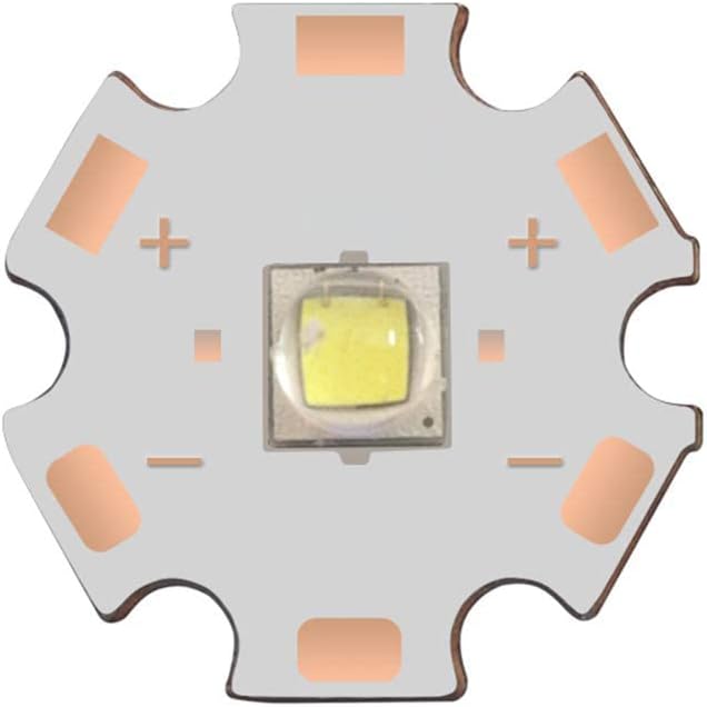 10W Cool White 6500K 3V 3A LED Lamp Light Emitter Chip DIY with 20mm Star PCB Base