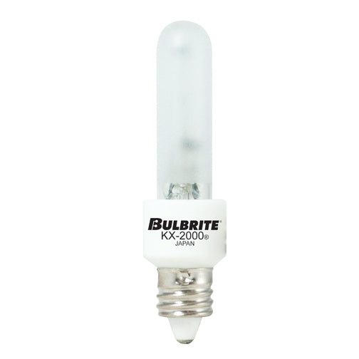 20-Watt T3 KX2000 Frosted Halogen Lamp – 2700K Warm White E11 Base 120V Dimmable Light Bulb