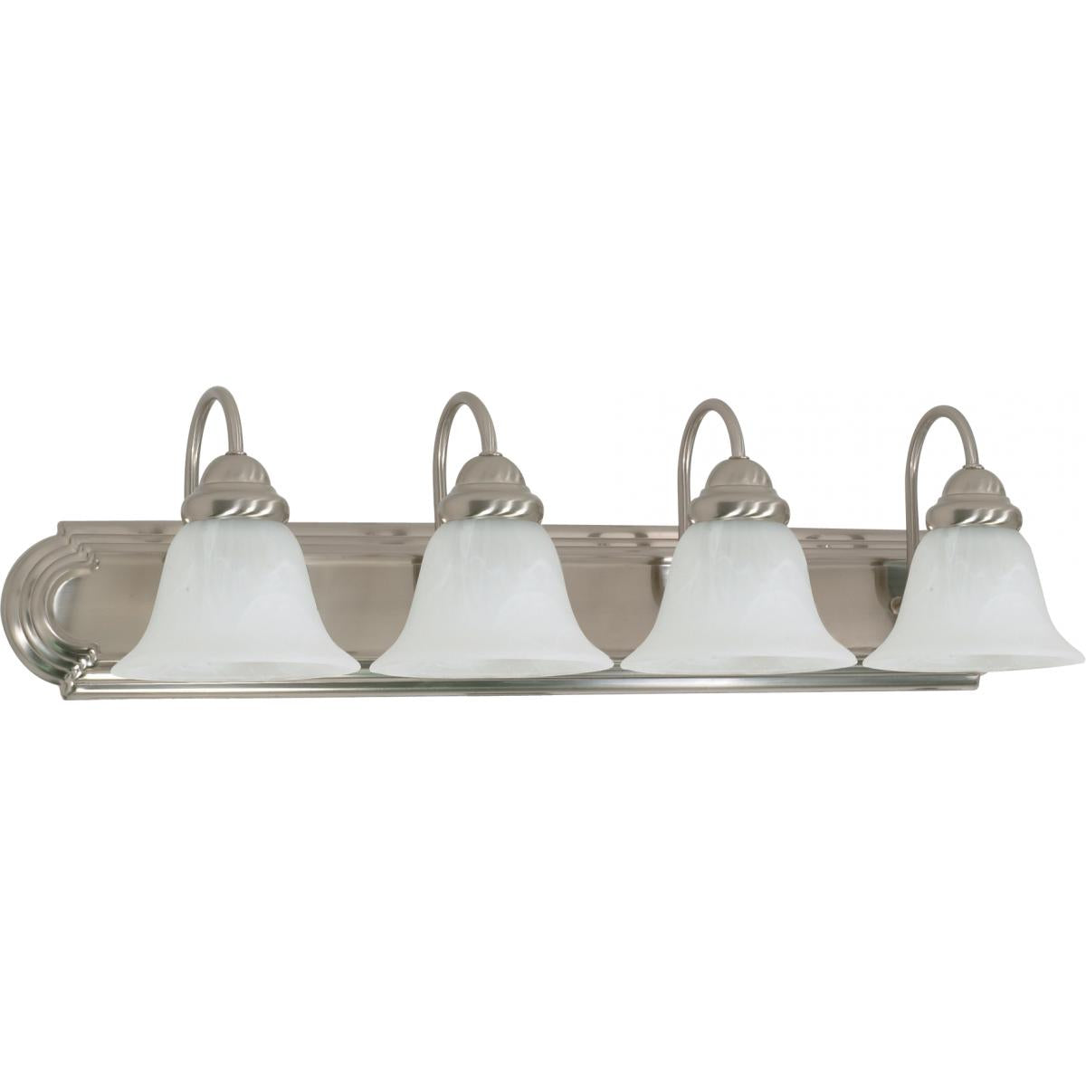 Ballerina 4 Light 60W 30 in. Vanity Brushed Nickel