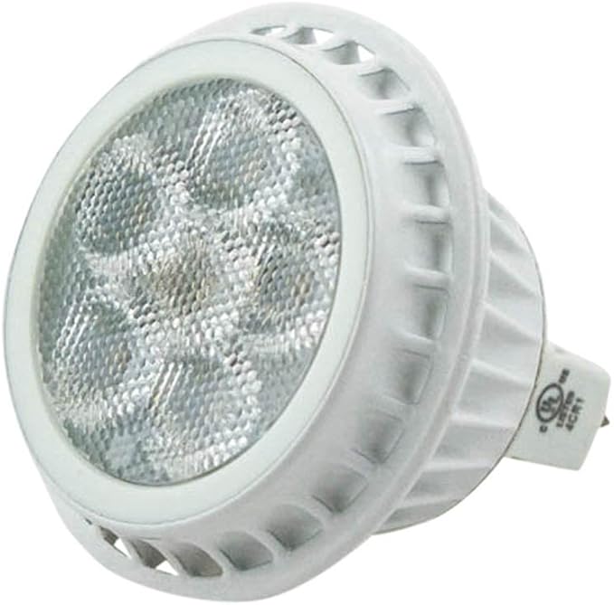 7W LED MR16 Flood Light Bulb – GU5.3 Base, 12V, 4100K Cool White, 500 Lumens, Dimmable, 25,000 Hour Life, 50W Halogen Equivalent