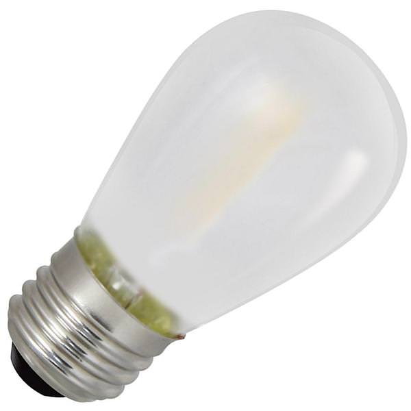 S14 LED Warm White Bulb – 0.7W (11W Equal), 55 Lumens, 2400K Amber Glow, E26 Medium Base, 120V, 15,000-Hour Life, Decorative String Light