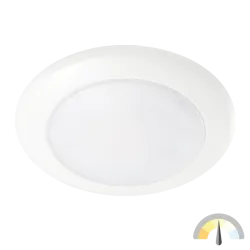 Downlights – 6" LED Retrofit – 15W – 1250 Lumens – 5 CCT Selectable – 97 CRI – E26 Base – 54,000 Hrs – Wet Rated – Dimmable – 5-Year Warranty