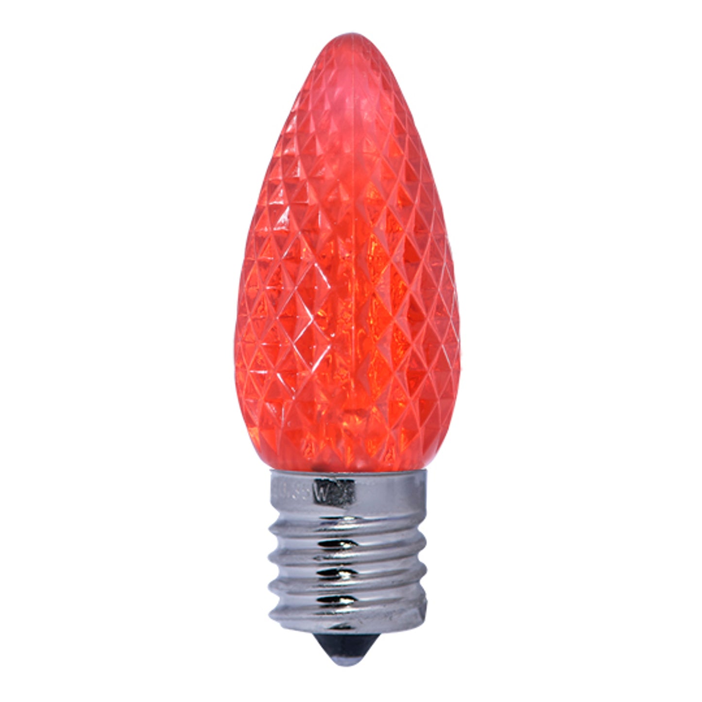 LED C9 Red Bulb – 0.6 Watt, E17 Intermediate Base, 120V, Non-Dimmable, 30,000 Hour Life, 5W Incandescent Equivalent