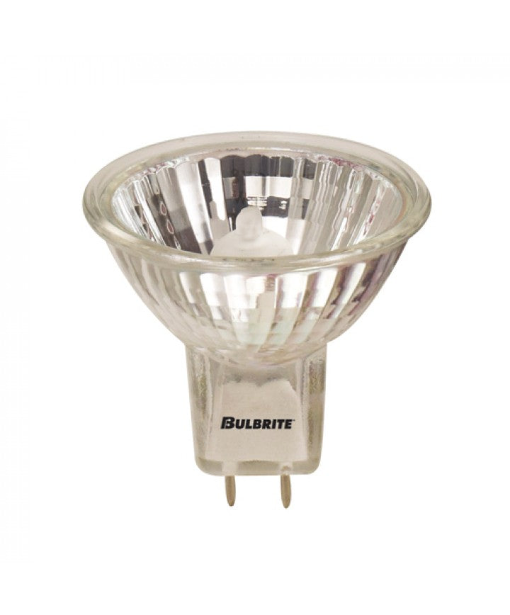 50W MR16 GY8 Halogen Flood Lamp – 2750K Warm White – Dimmable Lensed Spotlight Bulb