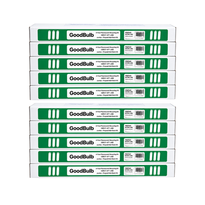 10-Pack 4-Foot Fluorescent Kit Jumbo