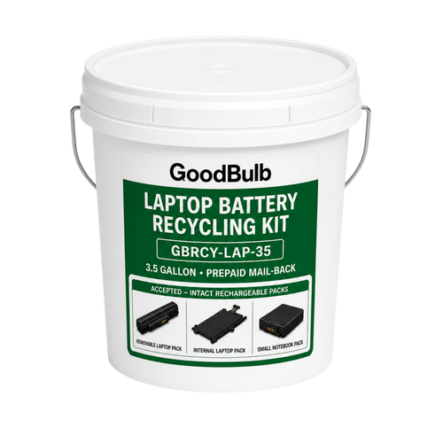 Laptop Battery Recycling Kit, Rechargeable Packs
