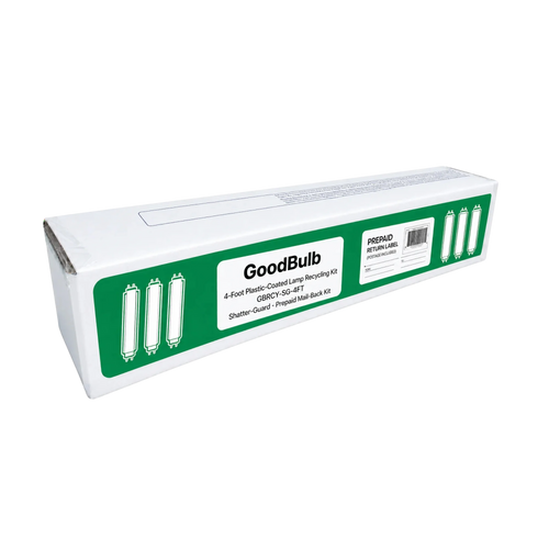 Shatter-Guard Fluorescent Recycling Kit, Food-Safe Tubes