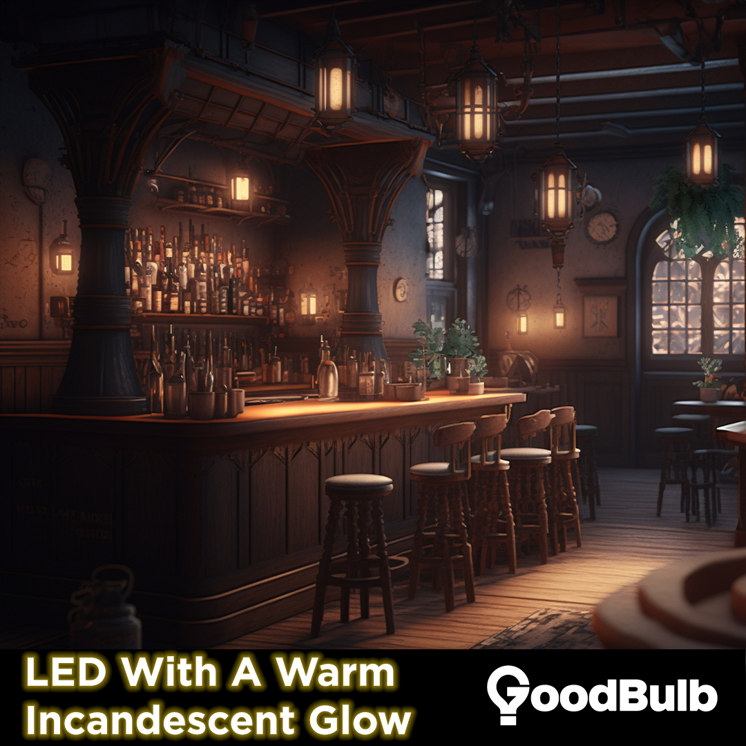 GoodBulb LED with a warm incandescent glow