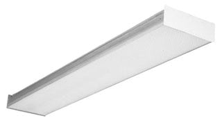 Lithonia SB432 MV - Fluorescent Wraparound Fixture 4 Lamp - F32T8 - Length 48 in. x Width 13.75 in. - 120-277V - Lamps Sold Separately - 2 Year Warranty