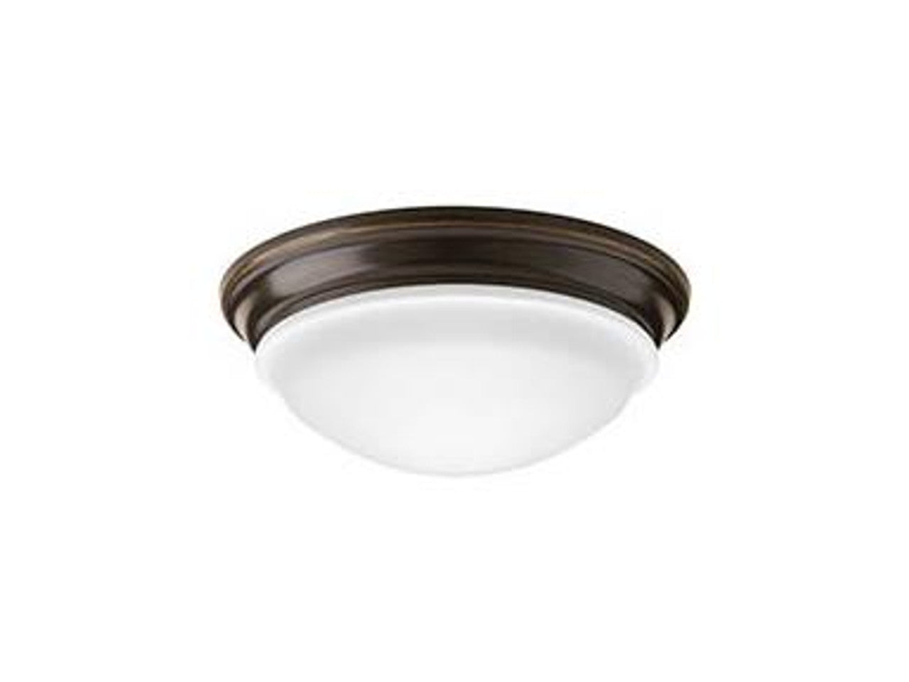 14W 11" Pearl LED Ceiling Fixture – Dark Bronze, 2700K Warm White, Dimmable 80 CRI, 50,000 Hours