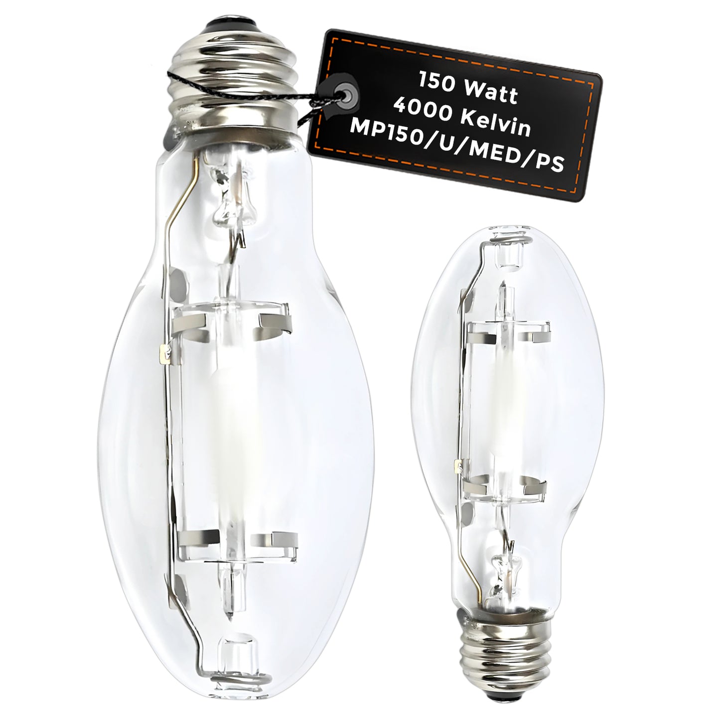 MP150/U/MED/PS 150-watt metal halide lamp with medium base for high-intensity commercial and industrial lighting