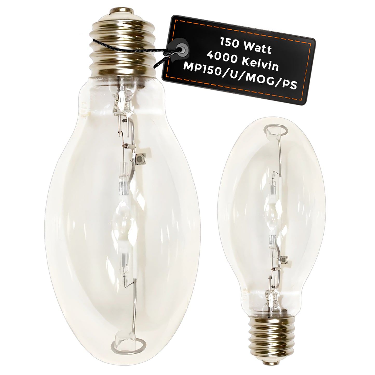 MP150/U/MOG/PS 150-watt metal halide lamp with mogul base for high-intensity industrial and commercial lighting