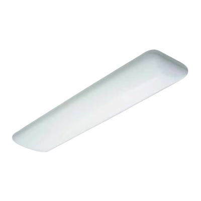 White Acrylic Replacement Puff Lens Use With 4 FT 4 Light Lithonia Fixtures Only