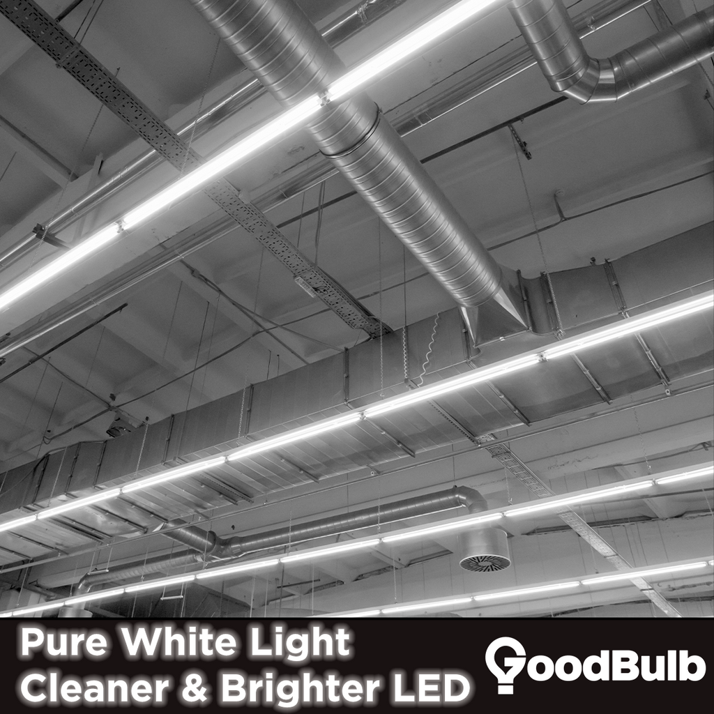 Pure white light with a cleaner and brighter LED.