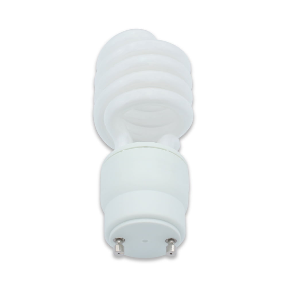 26W GU24 T3 Spiral CFL – 3500K Neutral White Twist-Lock Bulb