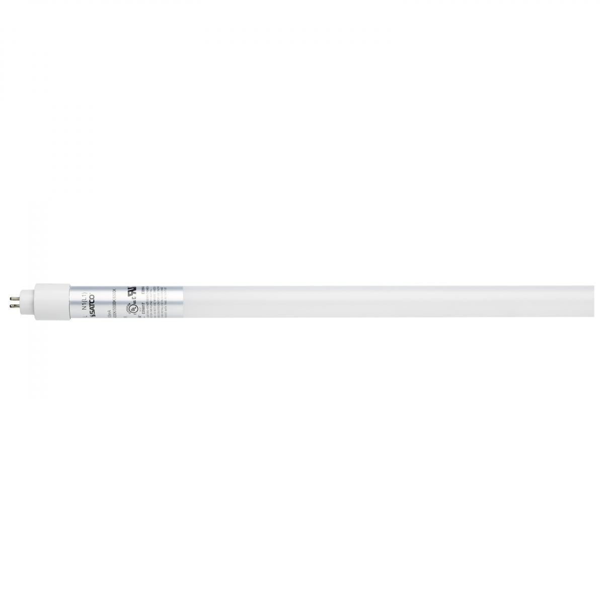 9 Watt 2 Foot T5 LED; CCT Selectable; G5 Base; Type B; Ballast Bypass; Single or Double Ended Wiring; White Finish; 120-277 Volt