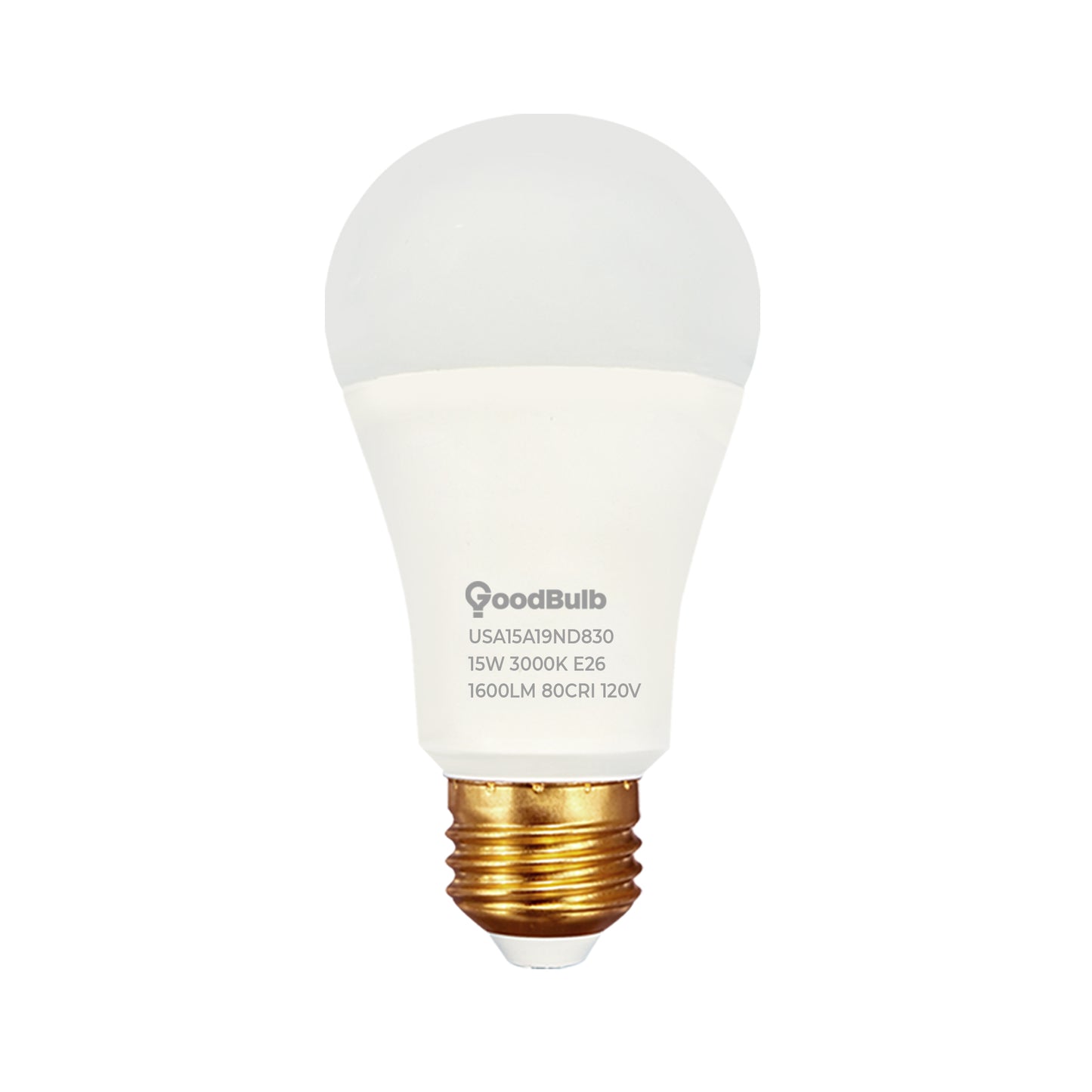 America's Only LED A19 3000K Light Bulb - 100 Watt Replacement<br>Soft Inviting Light, Bright and Powerful, Built to Last - Made in the USA