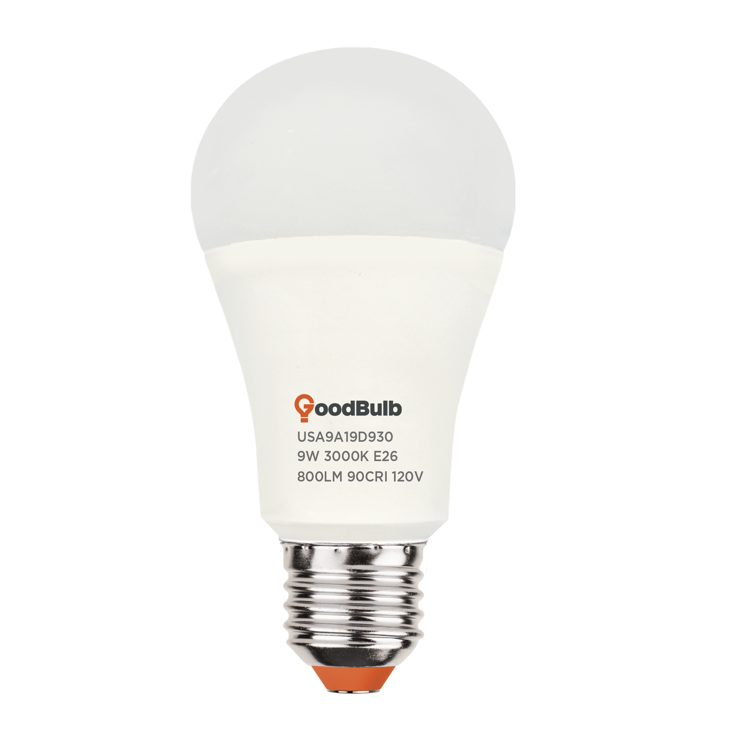 America's Only LED A19 3000K Light Bulb - Dimmable, 60 Watt Replacement<br>Soft Inviting Light, True-to-Life Color, Built to Last - Made in the USA