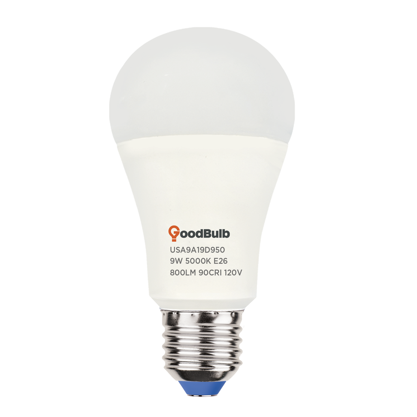 America's Only LED A19 5000K Light Bulb - Dimmable, 60 Watt Replacement<br>Crisp Daylight, True-to-Life Color, Built to Last - Made in the USA