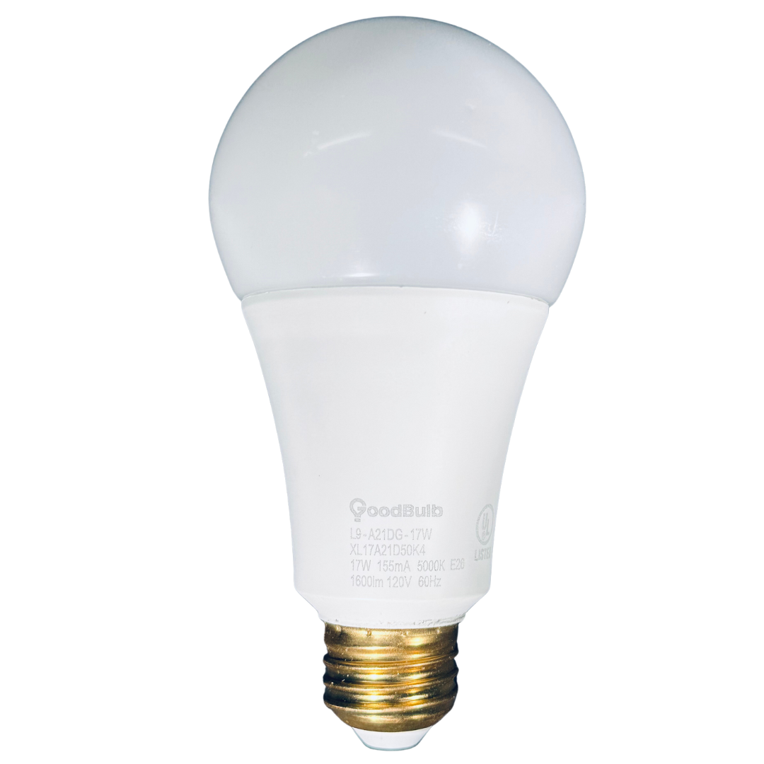 Good Light Bulb GoodBulb's Best 100 Watt Equal: Brighter, Pure White Light LED.