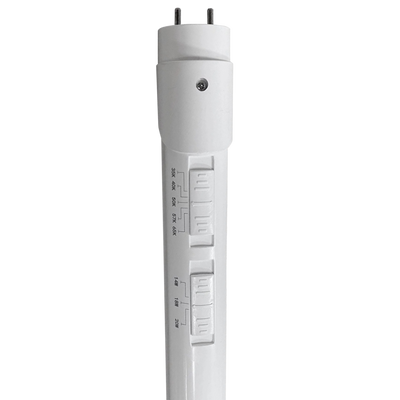 Non-dimmable LED T8 where you can select your lumens and kelvin temperature.