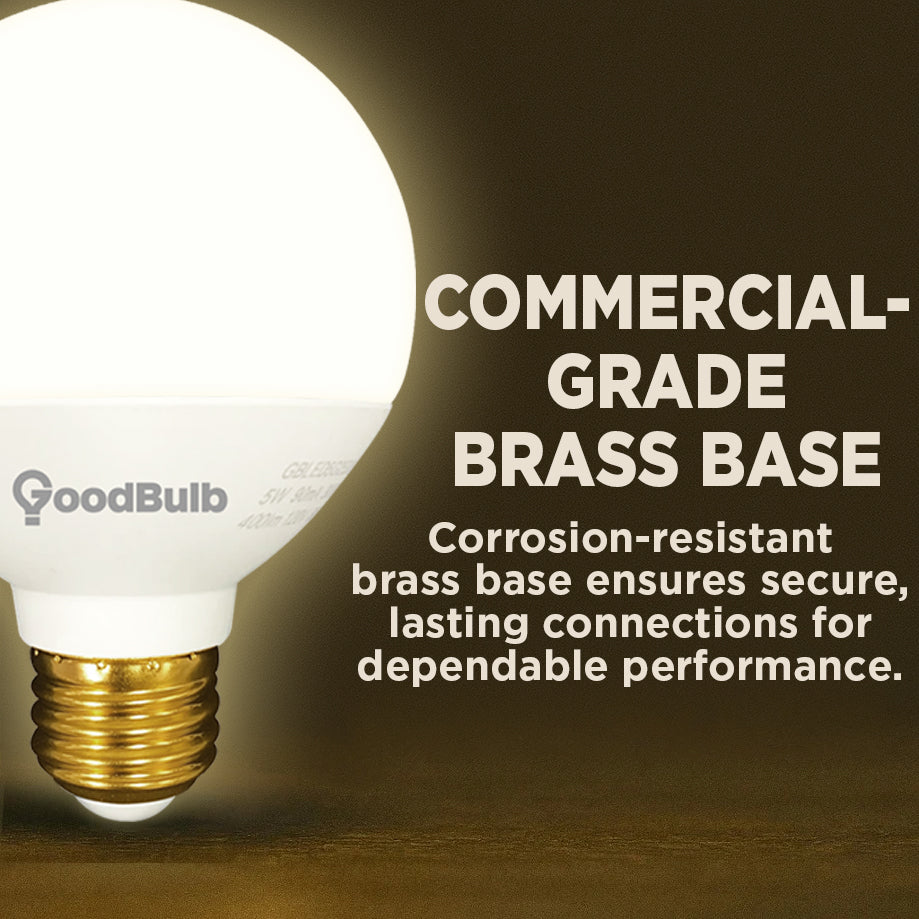 5 WATT ROUGH SERVICE LED A19 – WARM WHITE – 450 LUMENS – 3000 KELVIN – NON DIMMABLE