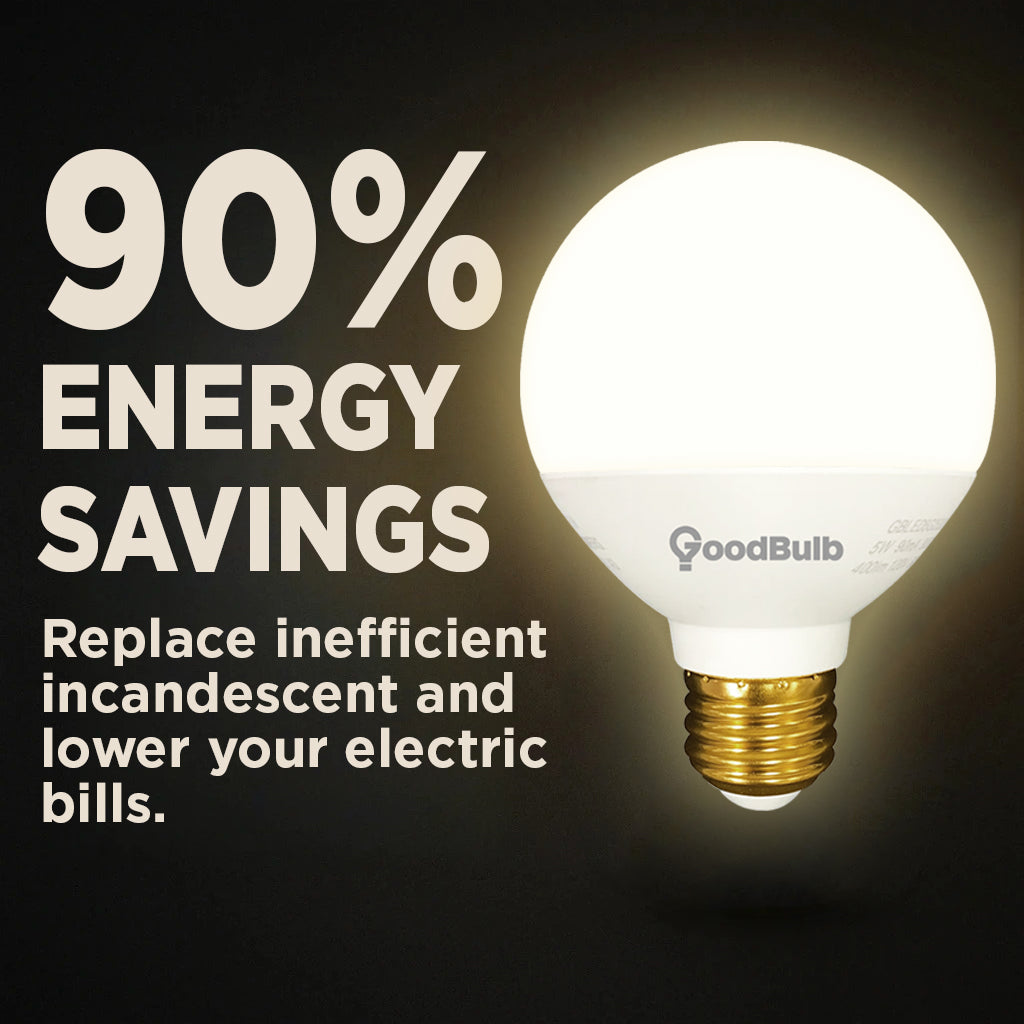 5 WATT ROUGH SERVICE LED A19 – WARM WHITE – 450 LUMENS – 3000 KELVIN – NON DIMMABLE