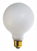 GoodBulb 100W G30 White Bulb | E26 Base | 130V | 2,500 Hr Life | C-9/4 Filament | Safe-Shield Coated(1-Pack)