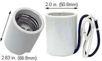 GoodBulb 1500W High-Output Lamp | 600V Mogul Base E39 | White Finish | Industrial & Commercial Lighting(1-Pack)