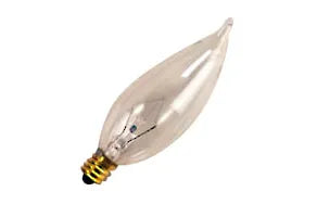 GoodBulb 40W Flame Clear Incandescent Bulb | E12 Base | 130V | 1,500 Hr Life | 32mm(1-Pack)